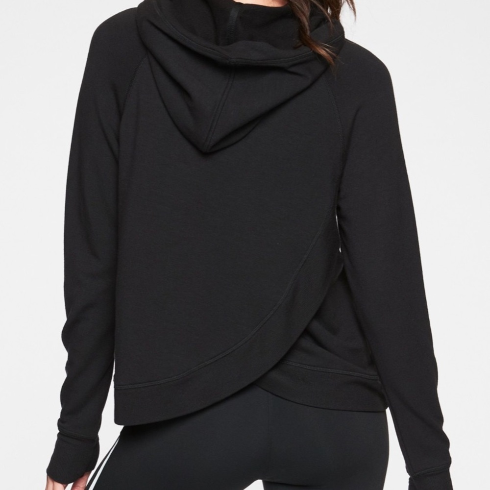 Athleta Criss Cross Back Hoodie